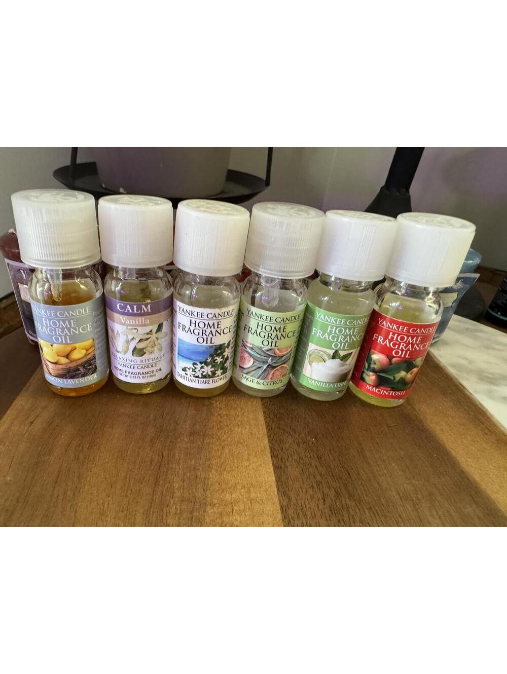 Yankee Candle Fragrance Lot: 6 Oils & 5 Votives